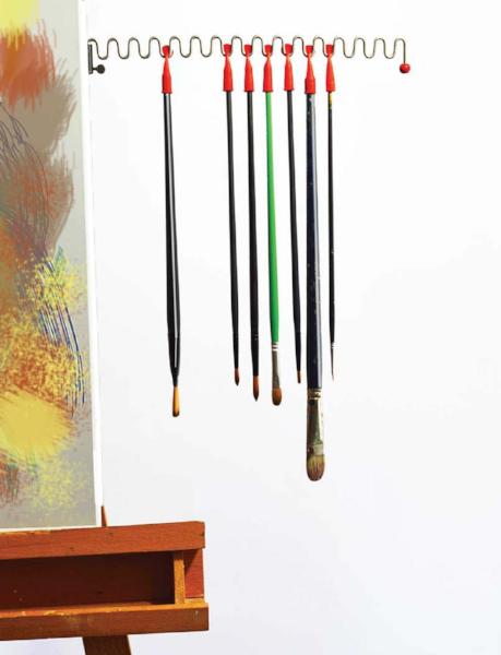 Brush Line Hanger - canvas/easel device